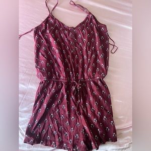 Burgundy Aeropostale Romper